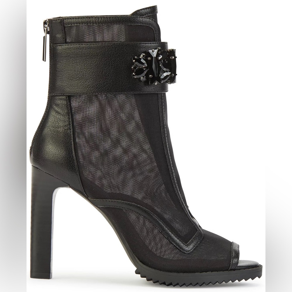 KARL LAGERFELD PARIS Blayze Lug Sole Booties - Picture 5 of 13
